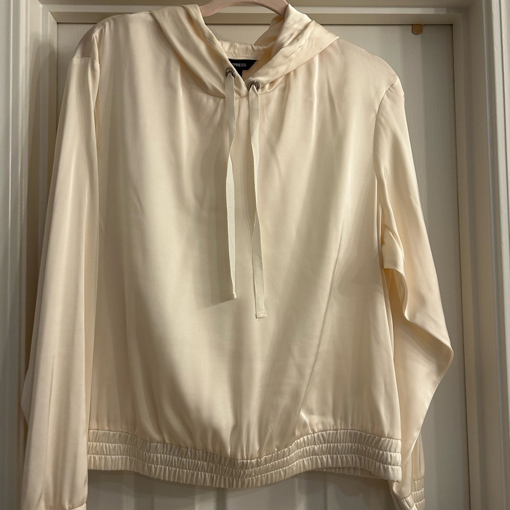 Express rhinestone hoodie